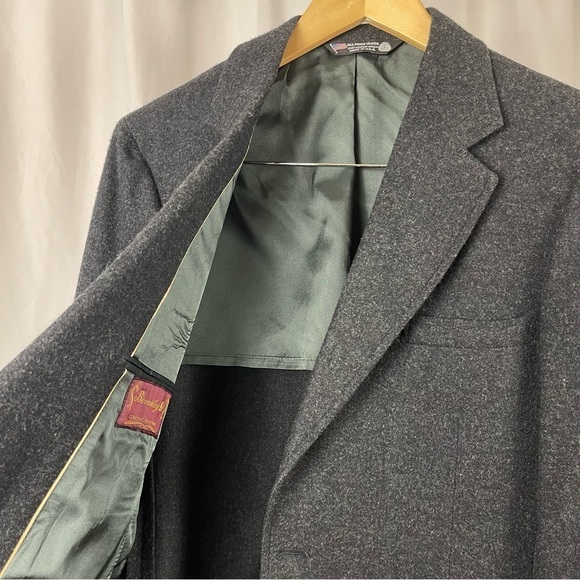 Vintage Benchley Ltd. Size 44 100% Wool 2 Button Blazer Sport Coat Office - Picture 6 of 10